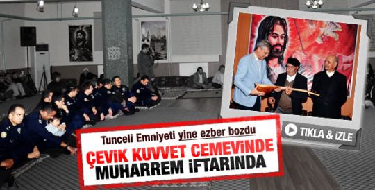 Tunceli'de Çevik Kuvvet'ten Alevi açılımı