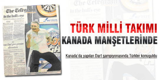 TÜRK MİLLİ TAKIMI KANADA MANŞETLERİNDE