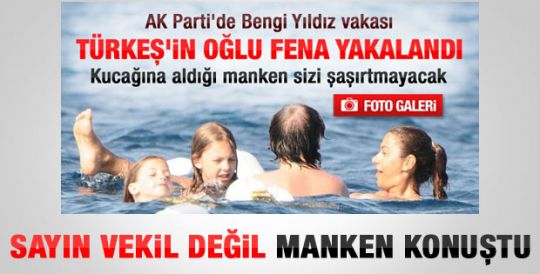 Türkeş değil manken Şancı konuştu