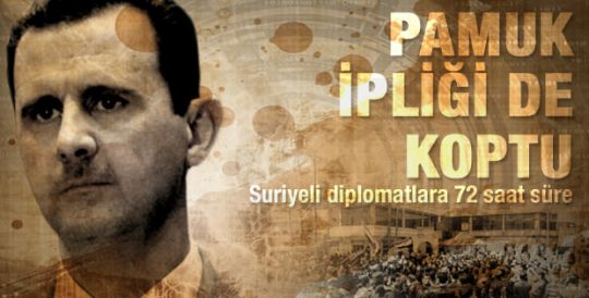 Türkiye de Suriyeli diplomatları sınır dışı etti