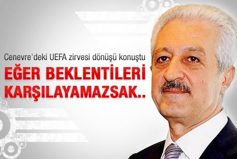 UEFA Aydınlar görüşmesi bitti 