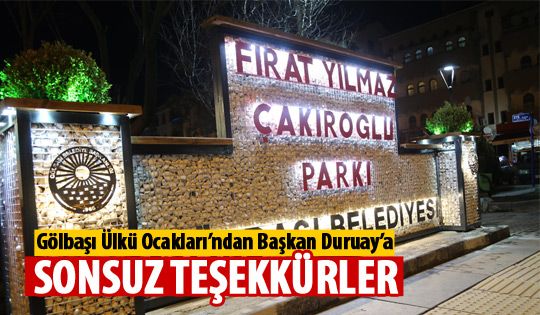 Ülkü Ocakları'ndan teşekkür