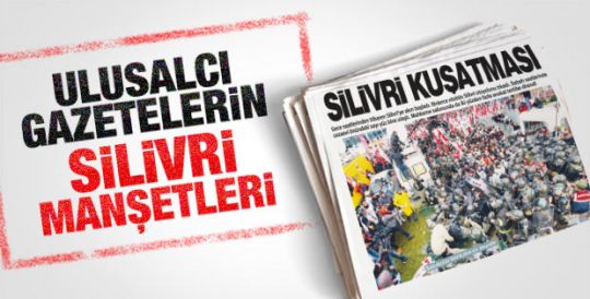 Ulusalcı gazetelerin Ergenekon davası manşetleri