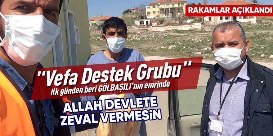 Vefa Sosyal Destek Grubu çalışmalarına devam ediyor