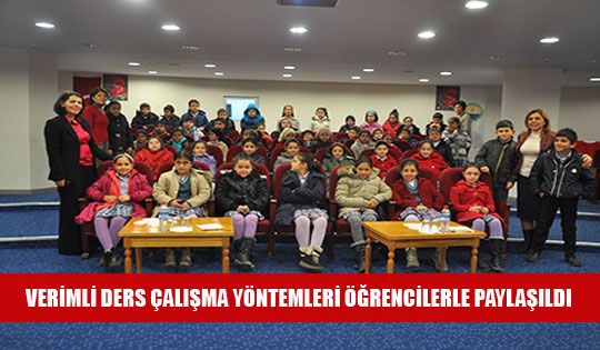 Verimli Ders Çalışma Yöntemleri Öğrencilerle Paylaşıldı