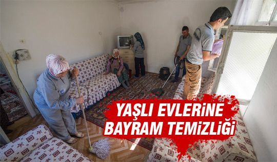 Yaşlı vatandaşlara ev temizliği