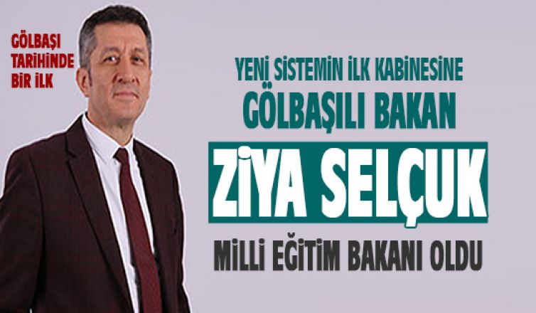 Yeni kabineye Gölbaşılı bakan!