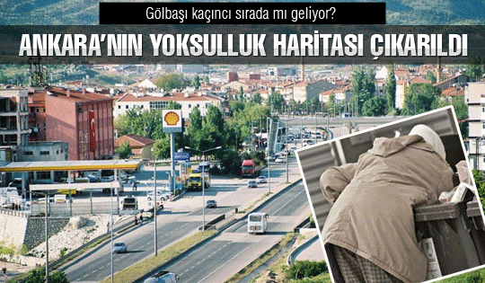 Yoksulluk haritası çıkarıldı, Gölbaşı kaçıncı sırada mı?