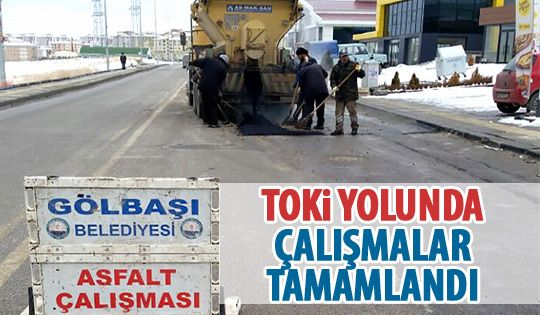 Yol çalışmaları tamamlandı