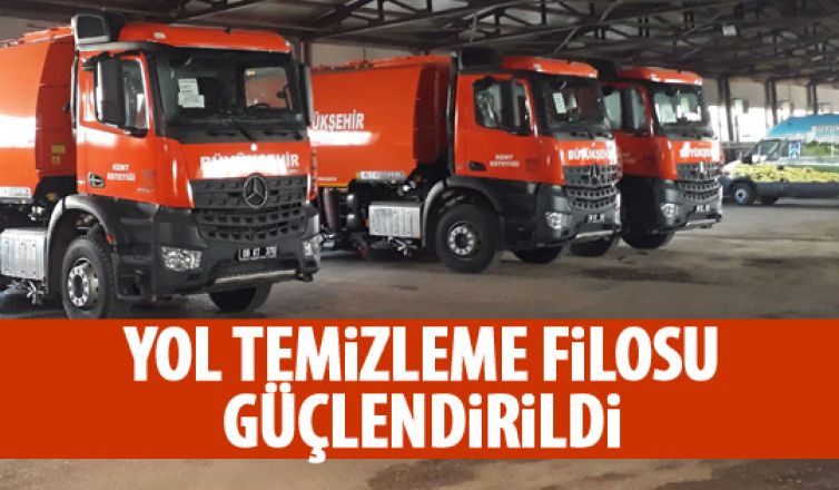 Yol temizleme filosu güçlendirildi