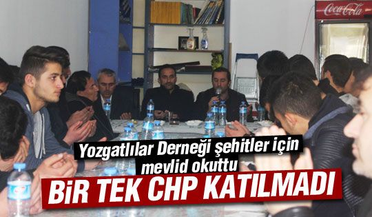 Yozgatlılar Kültür Dayanışma ve Yardımlaşma Derneği Mevlit Okuttu
