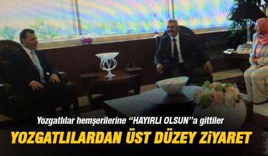 Yozgatlılar'dan Anayasa Mahkemesi Başkanına ziyaret