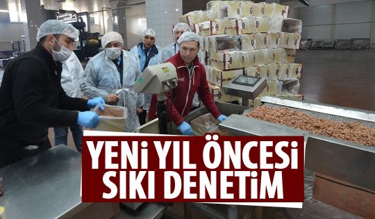 Zabıta yeni yıl öncesi denetimde