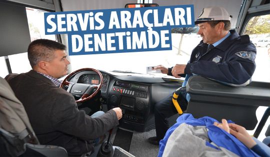 Zabıta'dan servislere denetim