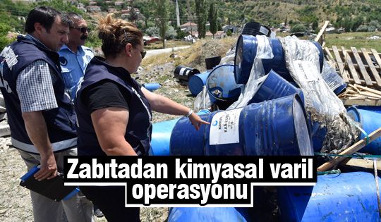 Zabıtadan terör operasyonu