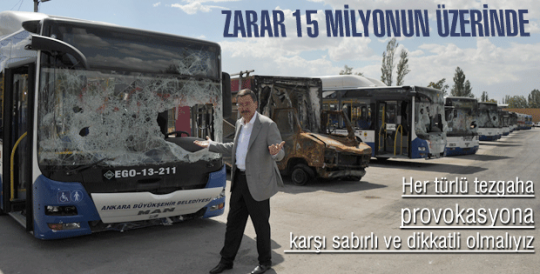 Zarar 15 Miyon'un üzerinde