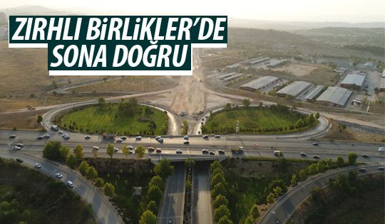  Zırhlı Birlikler'den geçen bulvar çalışması