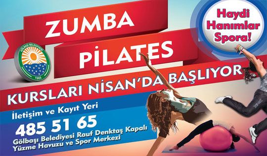 Zumba ve Pilates Kurs Kayıtları Başladı