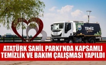 ATATÜRK SAHİL PARKI’NDA KAPSAMLI TEMİZLİK VE BAKIM ÇALIŞMASI YAPILDI