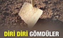 Yaşlı kadını diri diri gömdüler