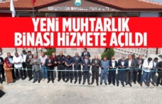 Gökçehöyük Mahallesi muhtarlık binası hizmete açıldı