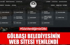 GÖLBAŞI BELEDİYESİNİN WEB SİTESİ YENİLENDİ