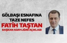 Gölbaşı Esnafında Yeni Umut: Fatih Taştan Adaylığını Açıkladı