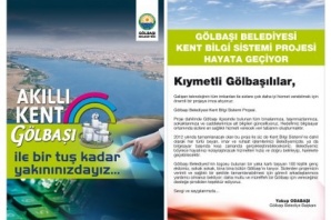 Gölbaşı Akıllı Kent  Sistemi'ne geçiş yaptı