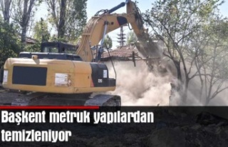 Çevre sağlığı için metruk yapılardan temizleniyor