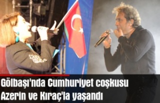 Gölbaşı'nda Cumhuriyet coşkusu Azerin ve...