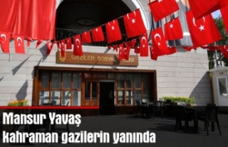 Mansur Yavaş kahraman gazilerin yanında: "Gaziler...