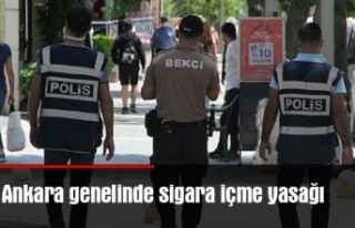 Ankara genelinde sigara içme yasağı