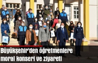 Büyükşehir'den öğretmenlere moral konseri...