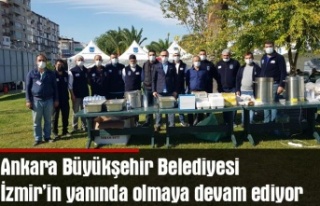 Büyükşehir İzmir'in yanında olmaya devam...