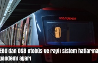 EGO'dan OSB otobüs ve raylı sistem hatlarına...