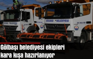 Gölbaşı Belediyesi kış hazırlıklarına başladı…