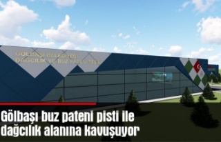 Gölbaşı buz pateni pisti ile dağcılık alanına...