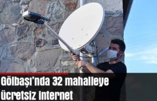 Gölbaşı’nda 32 mahalleye ücretsiz internet