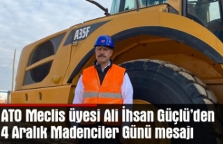 Ali İhsan Güçlü'den 4 Aralık mesajı