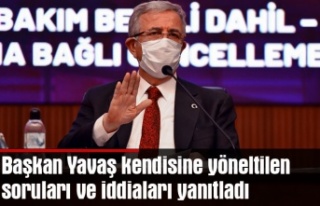 Başkan Yavaş kendisine yöneltilen soruları ve...