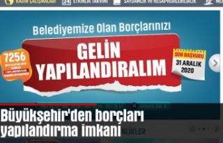 Büyükşehir'den borçları yapılandırma imkanı