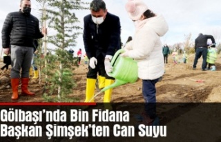 Gölbaşı’nda Bin Fidana Başkan Şimşek’ten...