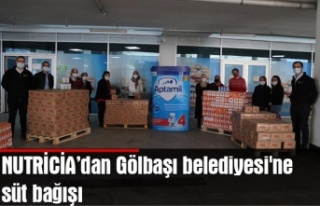 NUTRİCİA’dan Gölbaşı belediyesi'ne süt...