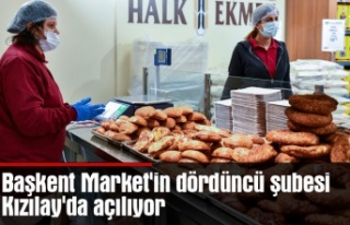 Başkent Market'in dördüncü şubesi Kızılay'da...