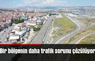 Bir bölgenin daha trafik sorunu çözülüyor