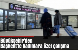 Büyükşehir'den Başkent'te kadınlara...