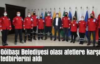 Gölbaşı Belediyesi olası afetlere karşı tedbirlerini...