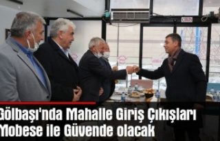 Gölbaşı'nda Mahalle Giriş Çıkışları...