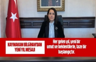 Kaymakam Bilgihandan yeni yıl mesajı