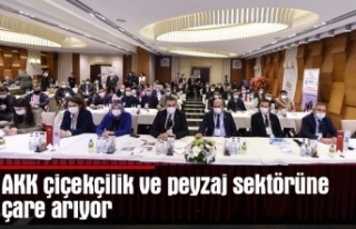 AKK çiçekçilik ve peyzaj sektörüne çare arıyor